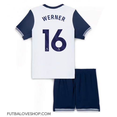 Dres Tottenham Hotspur Timo Werner #16 Domáci pre deti 2024-25 Krátky Rukáv (+ trenírky)